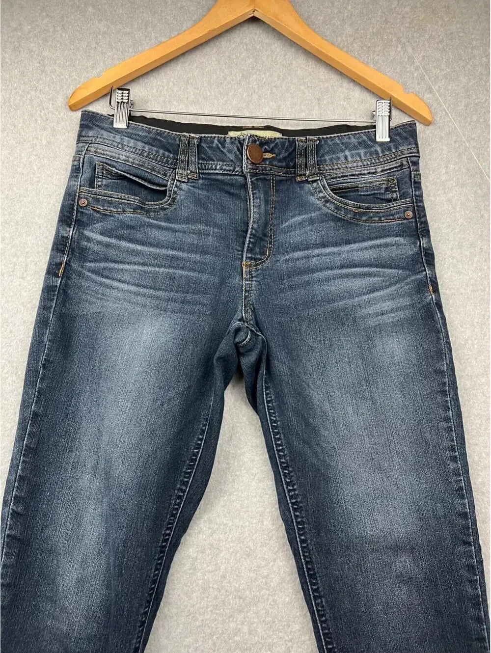 Democracy Womens Jeans 8 Ab Technology Dark Wash Stretchy Casual